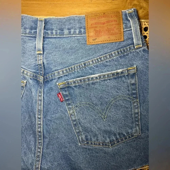 Levi's Women's Premium 501 Original Shorts - Picture 7 of 7